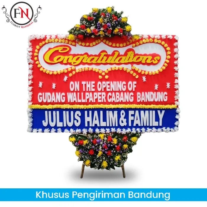 Bunga Papan Congratulation Bandung – Ucapan Selamat Elegan untuk Grand Opening & Acara Spesial