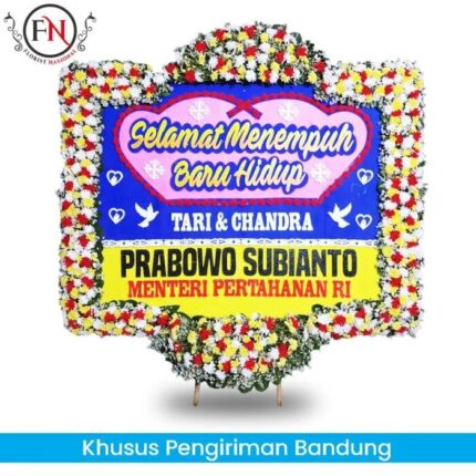 Toko Bunga Papan Wedding Bandung FNBDGW001