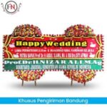 Bunga papan Wedding Bandung, karangan Bunga weddng Bandung, toko bunga papan bandung