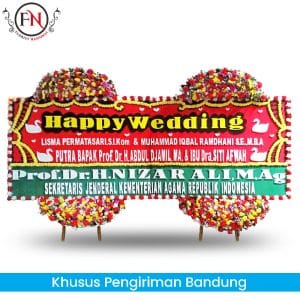 Bunga papan Wedding Bandung, karangan Bunga weddng Bandung, toko bunga papan bandung