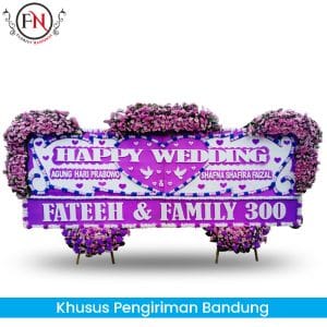 Bunga papan Wedding Bandung, karangan Bunga weddng Bandung, toko bunga papan bandung