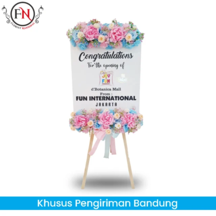 toko bunga papan akrilik bandung