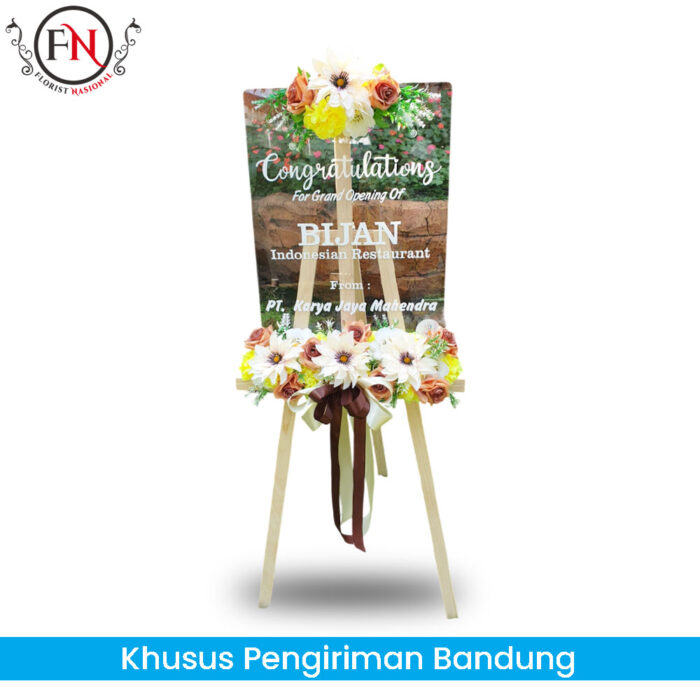 Bunga Papan Akrilik Bandung FNPAB-003