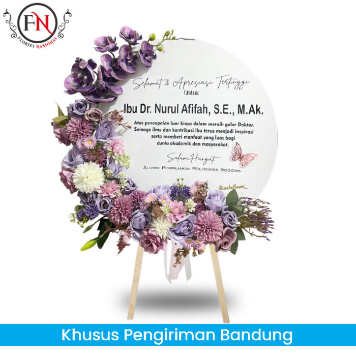 Bunga Papan Akrilik Bandung FNPAB-005