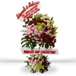 FNSFC007 Standing Flower Congratulation